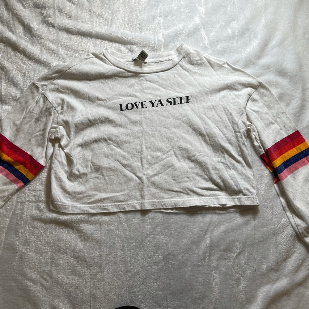 Forever 21, S, Rainbow/White